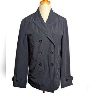 Armani Jeans Vintage Blue Gray Double Breasted Jacket